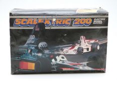 Scalextric 200 model slot car racing set C559, in original box