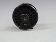 House of Hardy salmon fly fishing reel, model 200 with fly line, the reel possibly unused