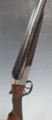 Lloyd & Son 12 bore side by side ejector shotgun with named lock, border engraved lock, trigger