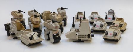 Seventeen Kenner LFL Star Wars vehicles comprising eight Mobile Laser Cannon, six Multi Terrain
