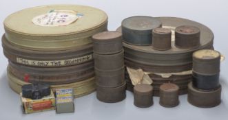Approximately 20 35mm cine film reels including Japanese military review, mining review etc
