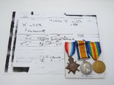 British Army WWI medals comprising 1914/1915 Star, War Medal and Victory Medal named to 1937 L/Cpl F