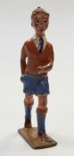 Britains Cadbury Cococubs lead model figure Jonathan walking, 5.5cm tall.