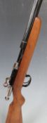 Webley & Scott .410 bolt action shotgun with semi-pistol grip and named 25.5 inch barrel, overall