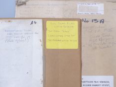 Three vintage 16mm cartoon film reels marked  'Inergetically Yours', 'Lotte Reinger','The Frog