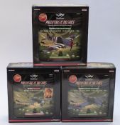 Three Corgi Predators of the Skies 1:72 scale limited edition diecast model aeroplanes, Series 1 Ace