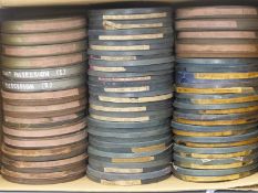 Approximately 45 9.5mm multi-reel cine films comprising 'Vagabond Queen' (3), Count of Monte