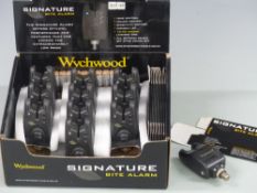 Eleven Wychwood Signature bite alarms.