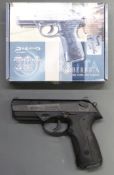 Umarex Beretta PX4 Storm .177 air pistol with spare magazine, serial number 17G00447, new in