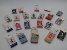 Twenty one magic and trick related decks of cards