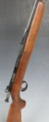 BSA Sportsman Fifteen .22 bolt action single barrelled smooth bore shotgun with named 25 inch