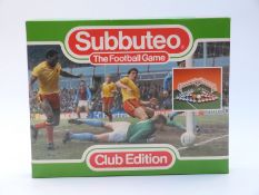 Subbuteo The Football Game Club Edition table soccer set, Manchester United vs Manchester City, in