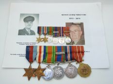 Canadian Army WWII medals comprising 1939/1945 Star France/Germany Star, Defence Medal, Canadian