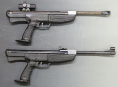A pair of Gamo target air pistols one .177 serial number F68299 the other .22 with Tasco MM25