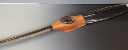 Taylorcraft Auster aircraft propellor, formerly fitted to the 1945 built G-BDFX (formerly F-BGXG),