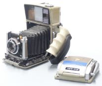 Linhof Technika 70 1960s large format camera fitted with Schneider-Kreuznach Symmar 1:5.6 / 100 1: