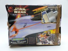 Hasbro Star Wars Episode 1 Electronic Naboo Royal Starship Blockade Cruiser playship, in original