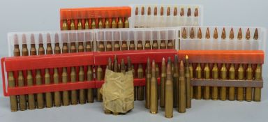 Ninety eight .270 rifle cartridges, most in cartridge holders. PLEASE NOTE THAT A VALID RELEVANT