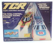 Ideal TCR Total Control Racing Scalextric style slot racing set 1638-6, in original box