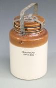 WWII stoneware anti-gas ointment jar