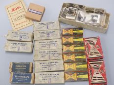 Quantity of stereoscopic slides or cards including Vistascreen, continental tourist scenes and the