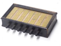 A 19th/early 20thC Vaxley Numerometer calculator, length 18cm