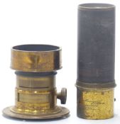 J.H. Dallmeyer telephoto attachment no 54964 together with a further Dallmeyer lens no 7304