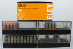 One hundred and seven Eley .22 cartridges. PLEASE NOTE THAT A VALID RELEVANT FIREARMS/SHOTGUN