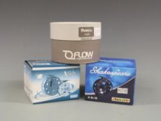 Two Shakespeare fly reels Xcede Fly Agility # 5/6 together with a Wychwood O Flow