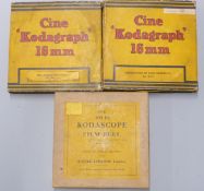 Three 16mm cine film reels marked 'Queen's Coronation'. 'Coronation of King George VI' and 'The