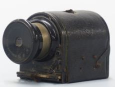 Nettel Argus spy camera with deceptive 90 degree lens and viewfinder, marked Argus Nettel Camerawerk