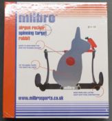 Sportsmarketing Milbro airgun rocker spinning rabbit target, new in original box.