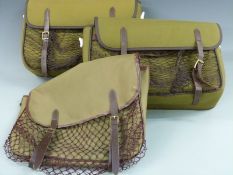 Deben fish bag and two similar bags