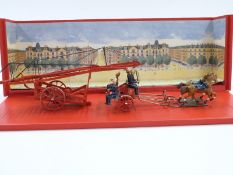 CBG Mignot diorama model Grande echelle hippomobile 1328, in original display box, 43.5x14.5x9cm