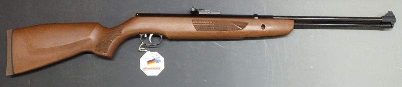 Weihrauch HW57 .177 air rifle with chequered semi-pistol grip and forend, serial number 2217166, new