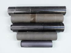 Five air rifle sound moderators