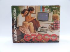 Phillips G700 Videopac computer games console, in original box with various games
