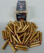 One hundred and twelve CCI .22 Maxi MAG TNT rifle cartridges, some in original box. PLEASE NOTE THAT