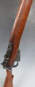 Lee Enfield bolt action .303 rifle converted to a .410 shotgun with sling suspension mounts and 25.