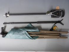 Extendable gun rest, shooting sticks / seats etc