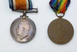 British Army WWI medals comprising War Medal and Victory Medal named to 22737 Pte. A.Clifford, Royal