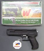 Weihrauch Sport HW40 PCA .177 air pistol, serial number 593504, new in original box.