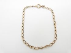 A 9ct gold bracelet, 2.4g