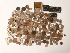 Mixed coinage, 18thC onwards including Victorian crown, silver coins etc