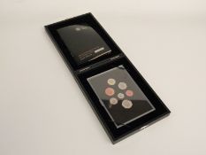 Royal Mint 2008 Royal Shield of Arms proof UK coin collection with certificate 16028, in deluxe