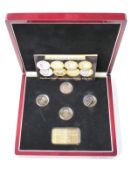 London Mint deluxe cased 'First Dates Twenty Pence Piece Coin Set' comprising an undated example,