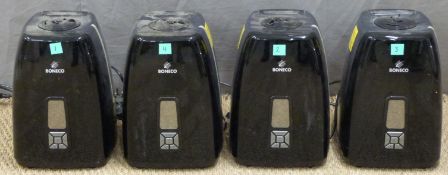 Four small Boneco humidifiers