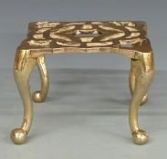 A brass footman