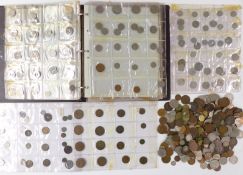An amateur coin collection in the whole, some silver content