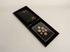 Royal Mint 2008 Royal Shield of Arms proof UK coin collection with certificate 6200, in deluxe case